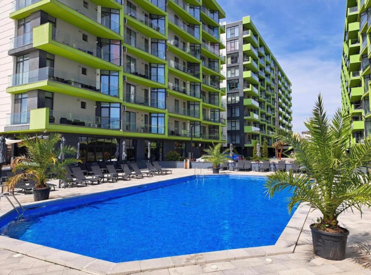 Baby Sea View And Pools Apartment- Mamaia Beach Resort Năvodari Zewnętrze zdjęcie
